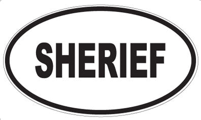 SHERIEF - Oval Magnet