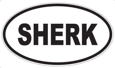 SHERK - Oval Sticker