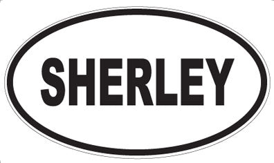 SHERLEY - Oval Magnet