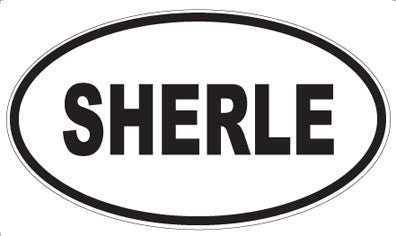 SHERLE - Oval Magnet