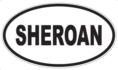 SHEROAN - Oval Sticker