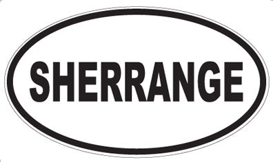 SHERRANGE - Oval Magnet