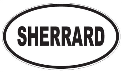 SHERRARD - Oval Magnet
