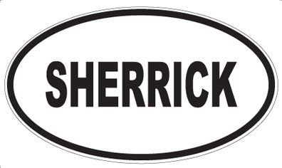 SHERRICK - Oval Magnet
