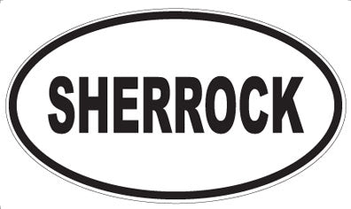 SHERROCK - Oval Magnet