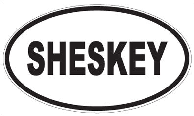 SHESKEY - Oval Magnet