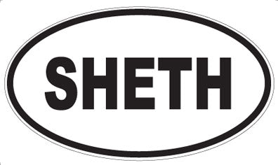 SHETH - Oval Magnet