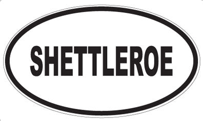 SHETTLEROE - Oval Sticker
