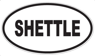 SHETTLE - Oval Magnet