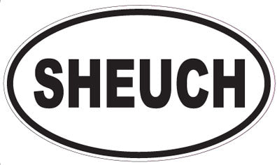 SHEUCH - Oval Sticker