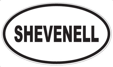 SHEVENELL - Oval Sticker