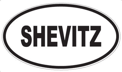 SHEVITZ - Oval Magnet