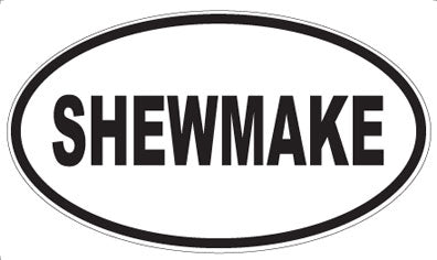 SHEWMAKE - Oval Sticker
