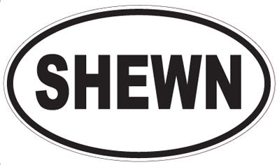 SHEWN - Oval Magnet