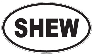 SHEW - Oval Magnet
