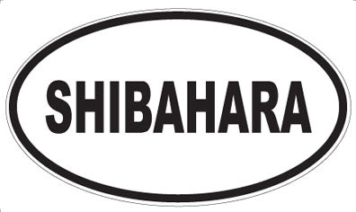 SHIBAHARA - Oval Sticker