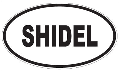 SHIDEL - Oval Sticker