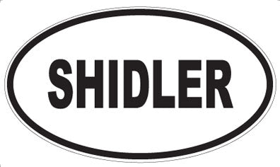 SHIDLER - Oval Magnet
