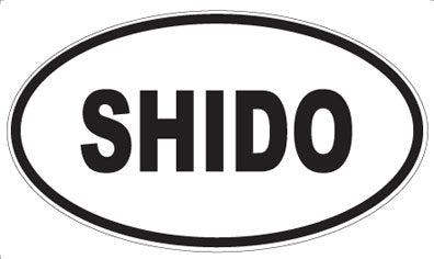 SHIDO - Oval Magnet
