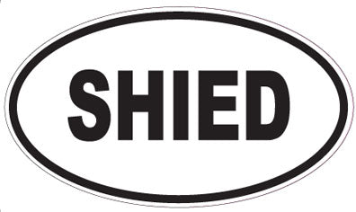 SHIED - Oval Sticker