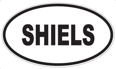 SHIELS - Oval Magnet