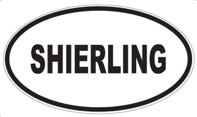 SHIERLING - Oval Sticker