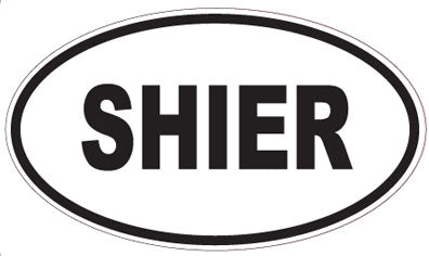 SHIER - Oval Magnet