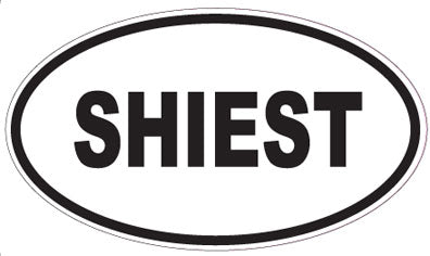 SHIEST - Oval Sticker