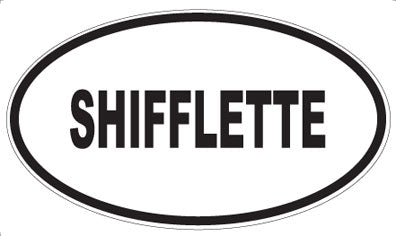 SHIFFLETTE - Oval Sticker