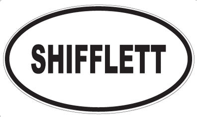 SHIFFLETT - Oval Magnet
