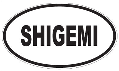 SHIGEMI - Oval Sticker