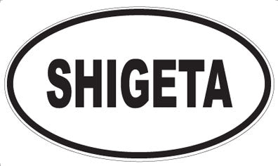 SHIGETA - Oval Sticker