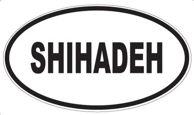 SHIHADEH - Oval Sticker