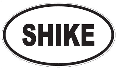 SHIKE - Oval Sticker