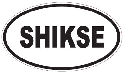 SHIKSE - Oval Sticker