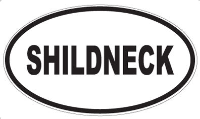 SHILDNECK - Oval Sticker