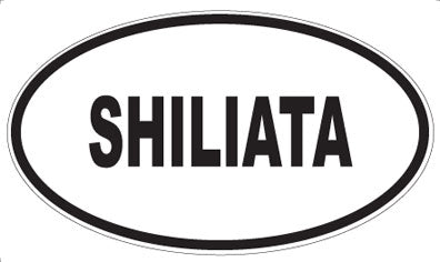 SHILIATA - Oval Sticker