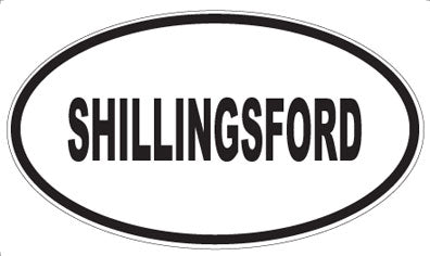 SHILLINGSFORD - Oval Magnet