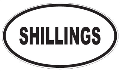 SHILLINGS - Oval Magnet