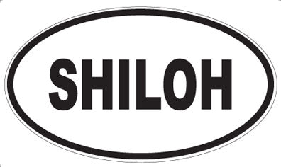 SHILOH - Oval Sticker