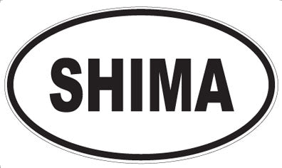SHIMA - Oval Sticker