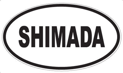 SHIMADA - Oval Sticker