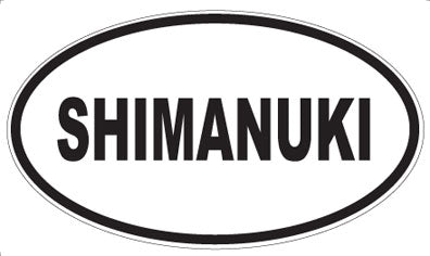 SHIMANUKI - Oval Sticker