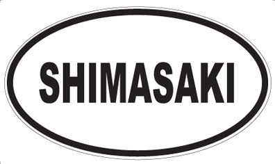 SHIMASAKI - Oval Sticker