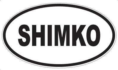 SHIMKO - Oval Sticker