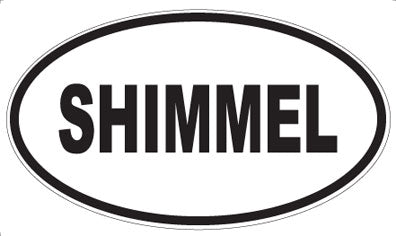 SHIMMEL - Oval Magnet