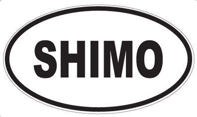 SHIMO - Oval Sticker