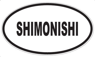 SHIMONISHI - Oval Sticker
