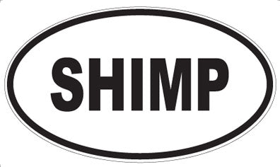 SHIMP - Oval Magnet
