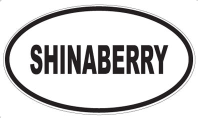 SHINABERRY - Oval Sticker